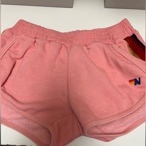 Pink Aviator Nation pajama shorts!